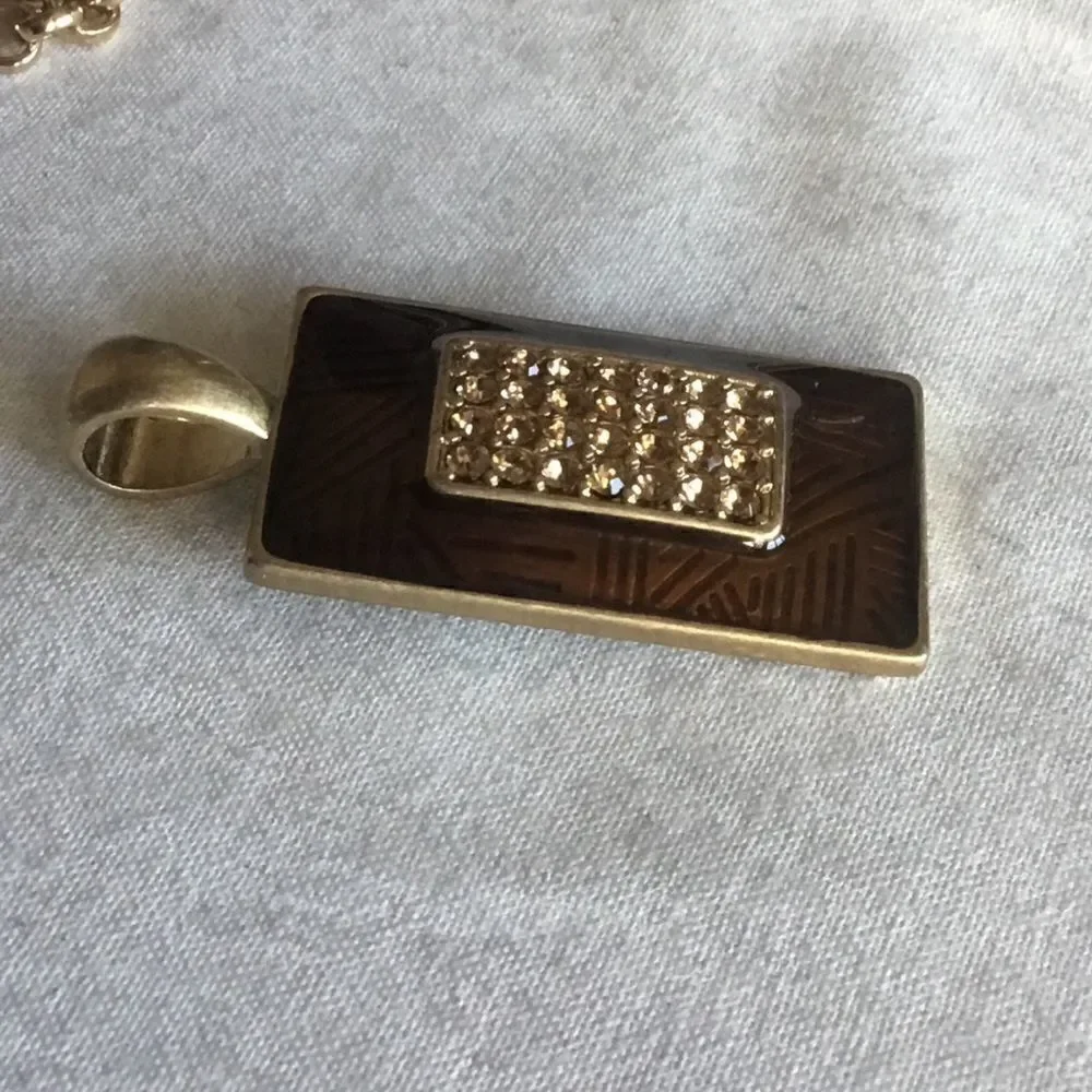 $10 ea or 3/$20. Champagne Crystal Pendant